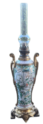 achat-lampe-petrole-porcelaine-chinoise-famille-verte-19eme